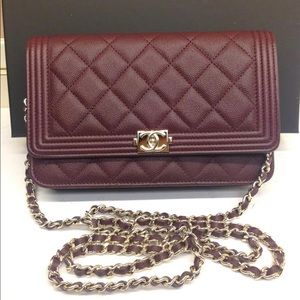 ❌SOLD❌BNIB chanel woc wallet on chain 💯 authentic